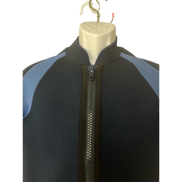 Dual Exposure Wetsuit Large 3mm Neoprene Core Scuba Diving Half Suit Front Zip - Picture 2 of 8